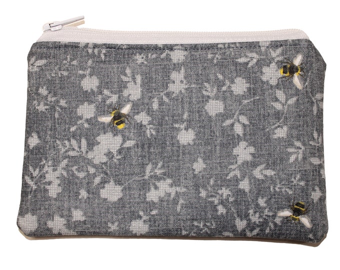 Bee on Blue Coin Purse