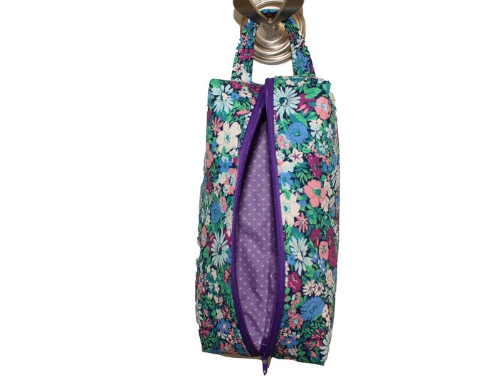 Ashely Case Teal and Purple Floral