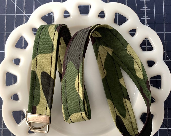 Green Camo Lanyard