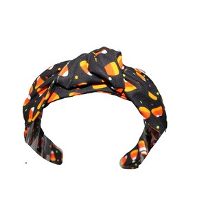 Candy Corn Halloween Knotted Headband