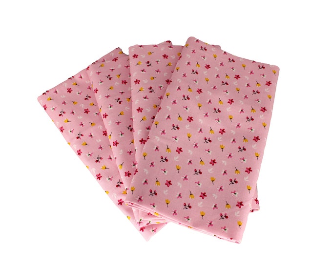 Itsy Bitsy Pink Floral Cloth Napkin