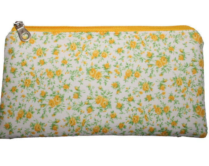 Yellow Floral Allison Pouch