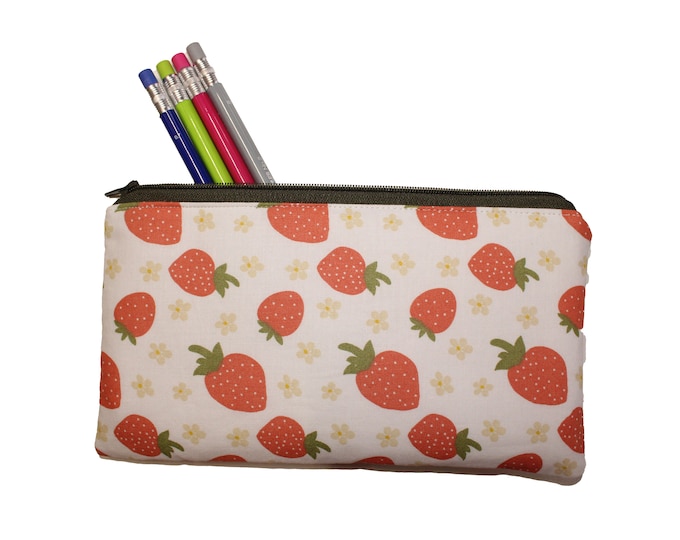 Emily Pencil Pouch Strawberry