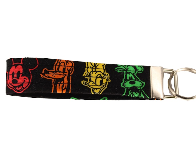 Disney Pride Fabric Keychain