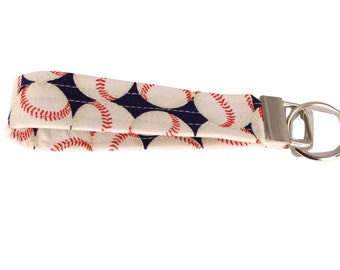 Baseball Fabric Keychain