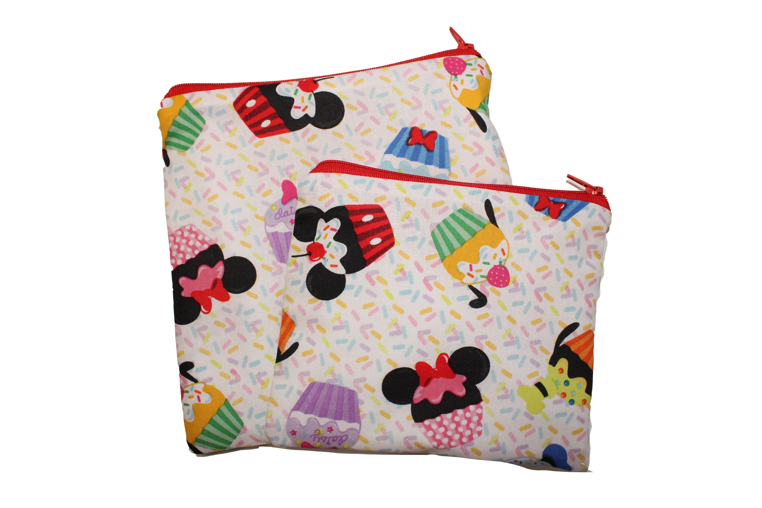 Reusable Snack and Sandwich Bag Disney Cupcakes