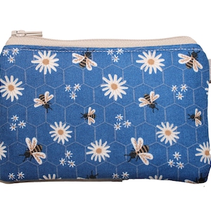 Daisies and Bees Coin Purse