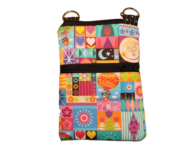 Cellphone Crossbody Purse Disney It's a Small World