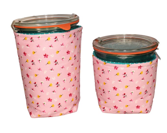 Weck Wrap Small Pink Floral