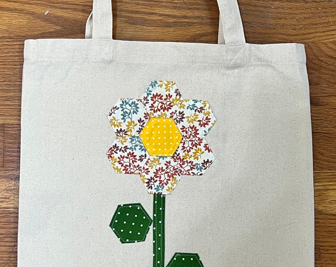 Daisy Canvas Tote