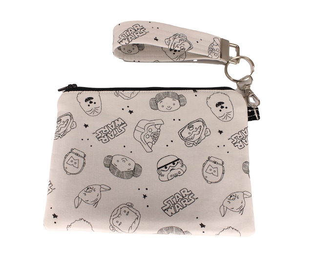 Grey Star Wars Carly Wristlet