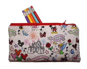 Emily Pencil Pouch Disney Sketch