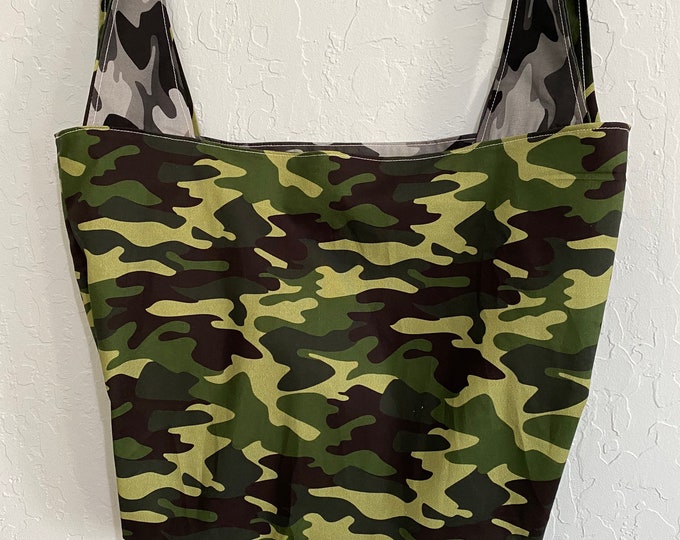 Camo Reversible Market Bag
