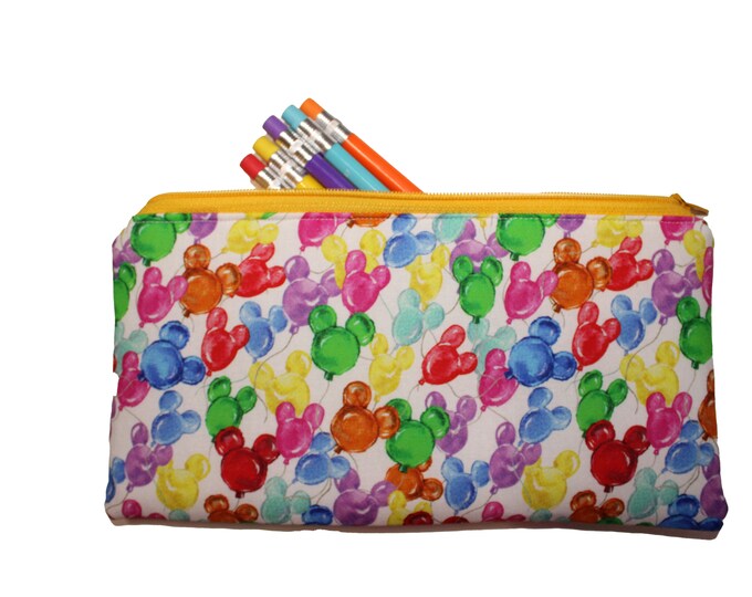 Emily Pencil Pouch Disney Mickey Balloons