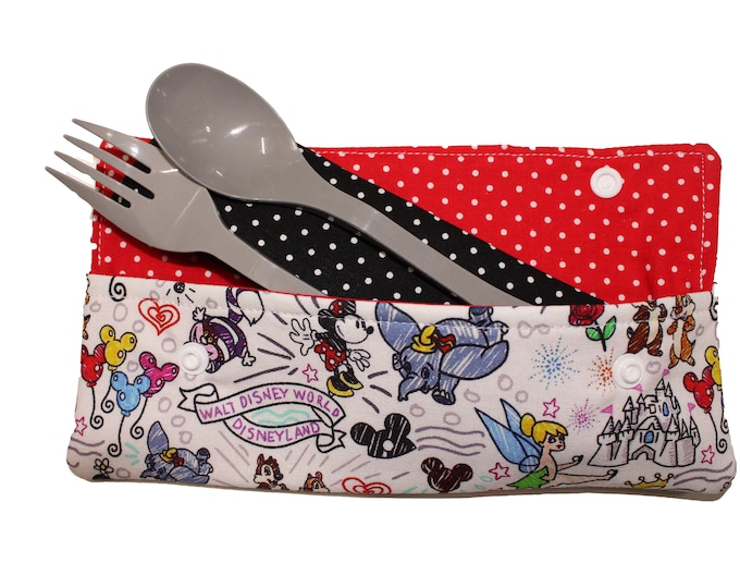 Disney Sketch Cutlery Case