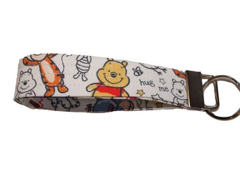 Winnie the Pooh and Friends  Fabric Keychain