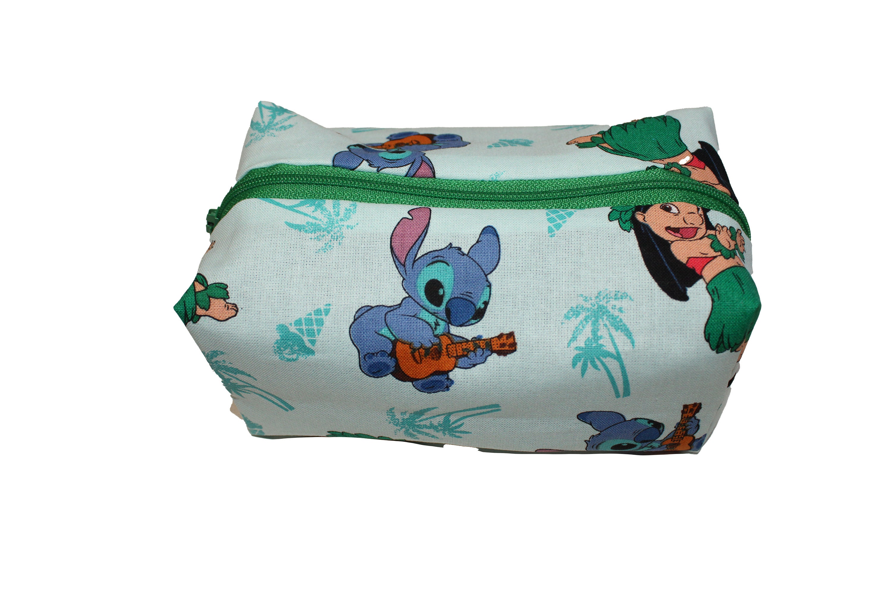 Trousse de toilette ou maquillage Lilo et Stitch bleu ciel