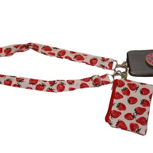 Crossbody Phone Strap Strawberry