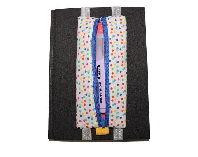 The Violet Book Pouch Rainbow Confetti