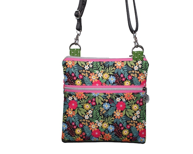 The Loren Crossbody Bright Flowers