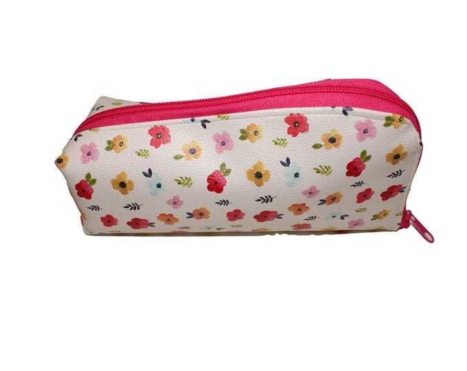 The Hold Em & Fold Em Pouch Floral Pebbled Vinyl