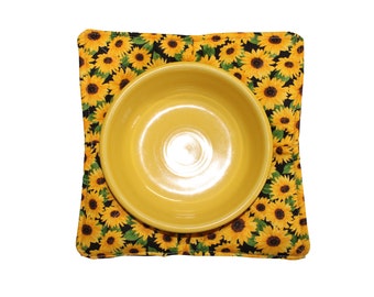 Reversible Bowl Cozy Sunflowers