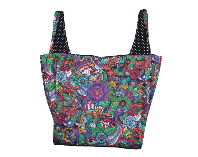 Kaleidoscope Reversible Market Bag