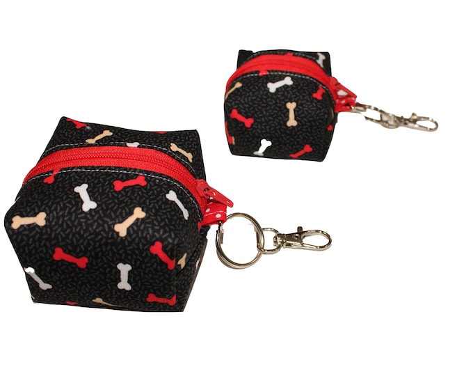 Cube Pouch Dog Bone