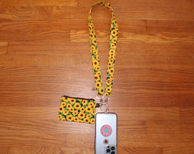 Crossbody Phone Strap Sunflowers