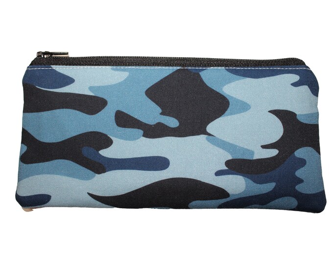 Blue Camo Allison Pouch