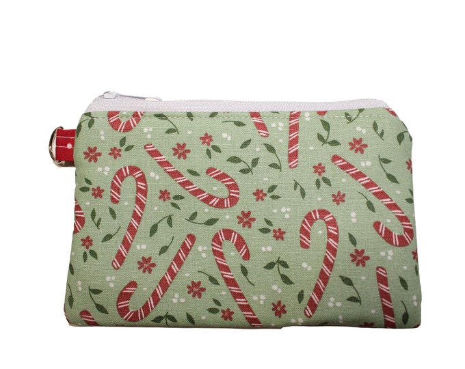 Candy Canes Holiday Coin Purse