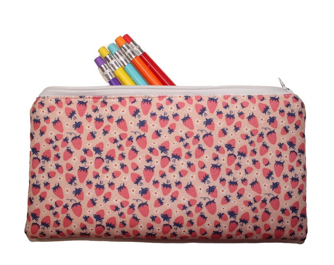 Emily Pencil Pouch Strawberry
