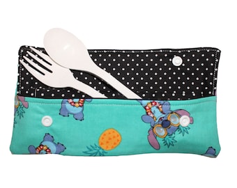 Disney Stitch Cutlery Case