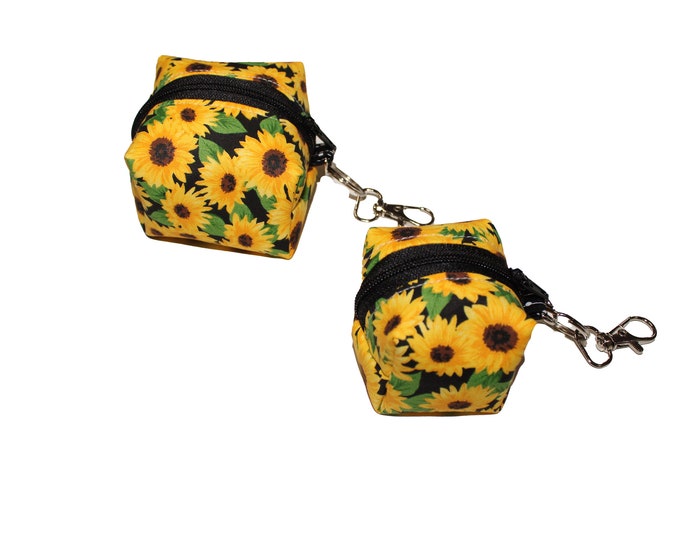 Cube Pouch Sunflower