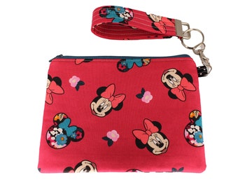 Minnie Mouse Carly Wristlet