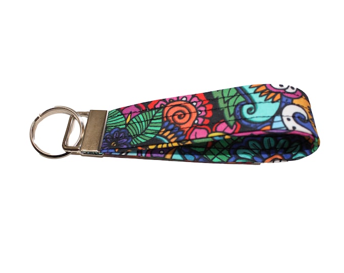 Kaleidoscope Fabric Keychain