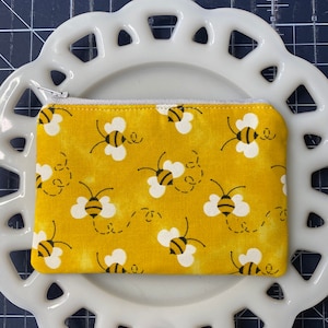 Yellow Bee Coin Purse