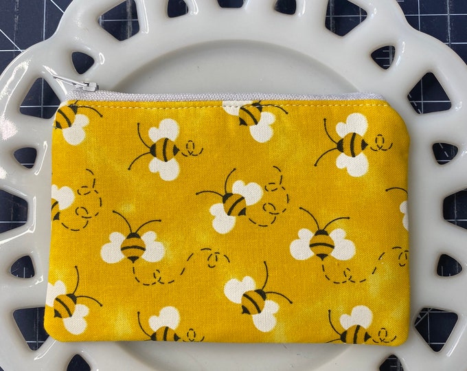 Yellow Bee Coin Purse