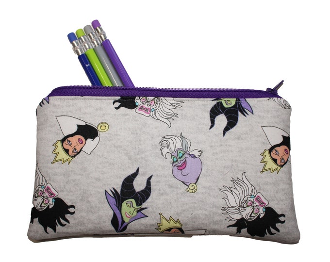 Emily Pencil Pouch Disney Villians