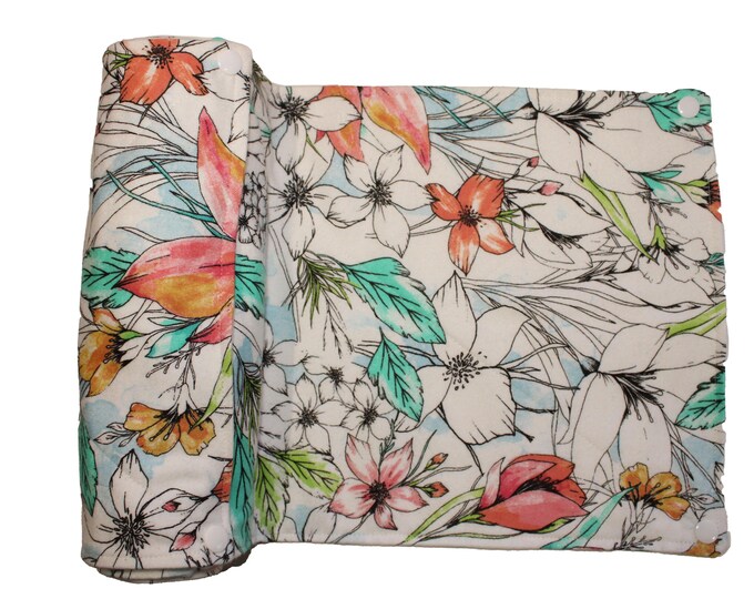 Reusable Unpaper Towel Tropical Flowers