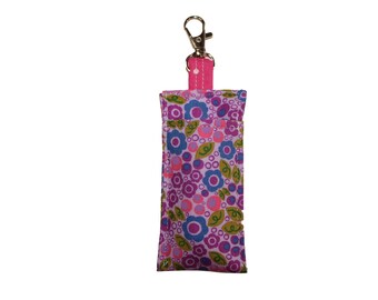 Purple Floral Chapstick Holder