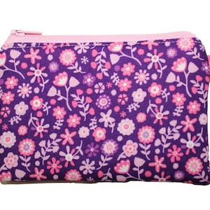 Roze en paarse munttas