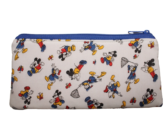 Vintage Disney Fabric Mickey Mouse Allison Pouch