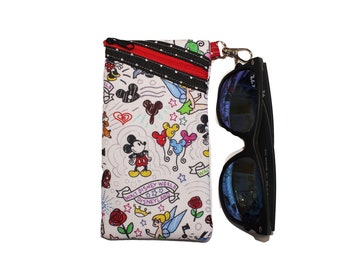 Sunglass / Eyeglass Case Disney Sketch