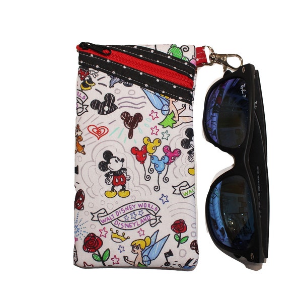 Sunglass / Eyeglass Case Disney Sketch