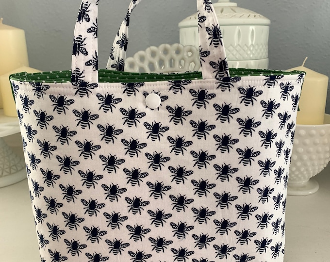 Navy Bee Ivy Bag