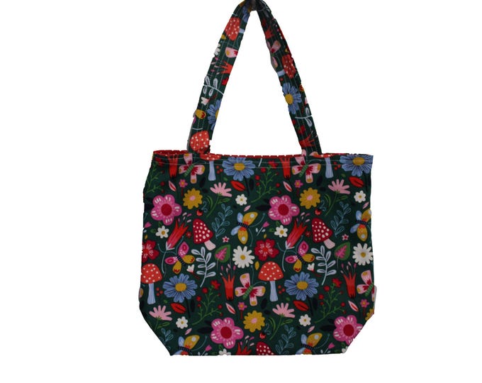 Mini Tote Gnome Garden