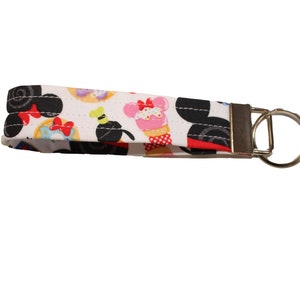 Disney Snacks Fabric Keychain