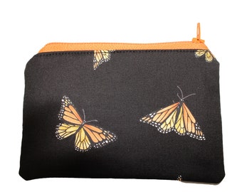 REYUTEEG Small Wallet for Women Butterfly Butterflies Plants Canvas Coin Zipper Purse Pouch Girls Boys Cash Bag One Size REYUTEEG Small Wallet for Women Butterfly Butterflies Plants Canvas Coin Zipper Purse Pouch Girls Boys Cash Bag One Size