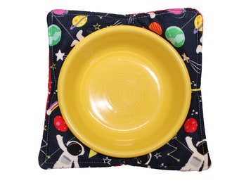 Reversible Bowl Cozy Astronaut Space Rockets